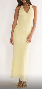 ‘Trixie’ dress yellow