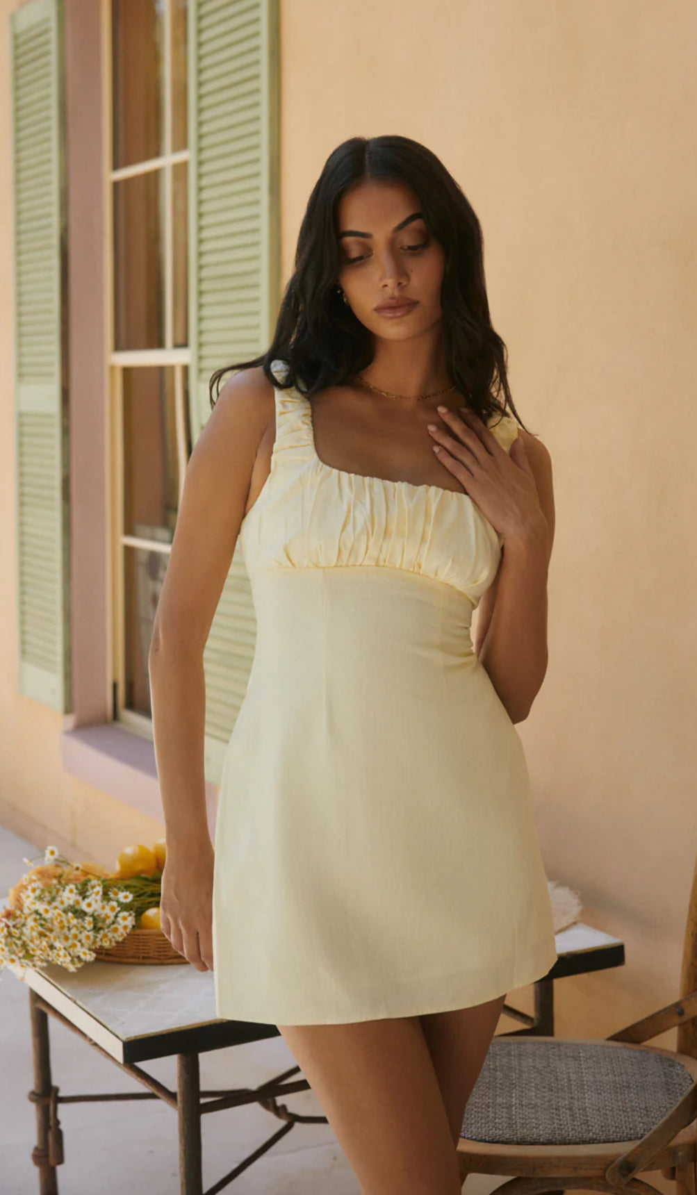 ‘Otis’ butter dress