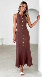 ‘Billy’ dress brown
