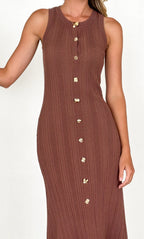 ‘Billy’ dress brown
