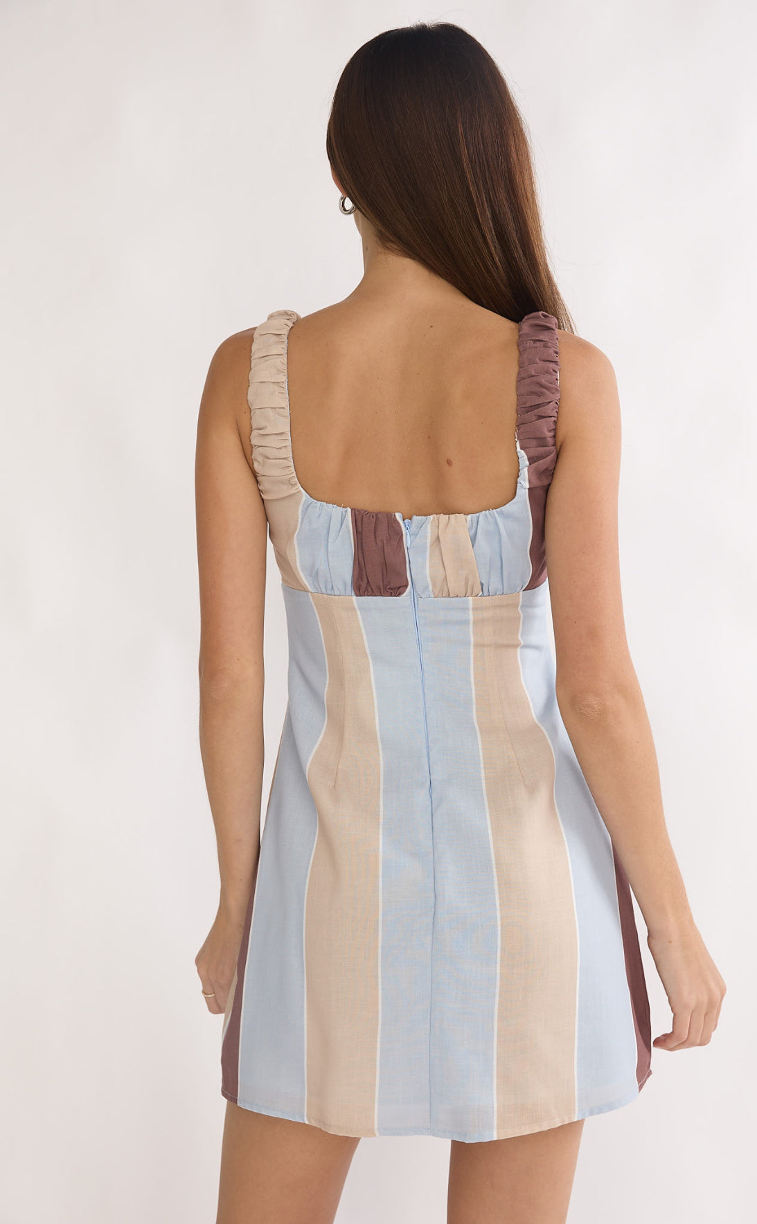 ‘Otis’ blue stripe dress