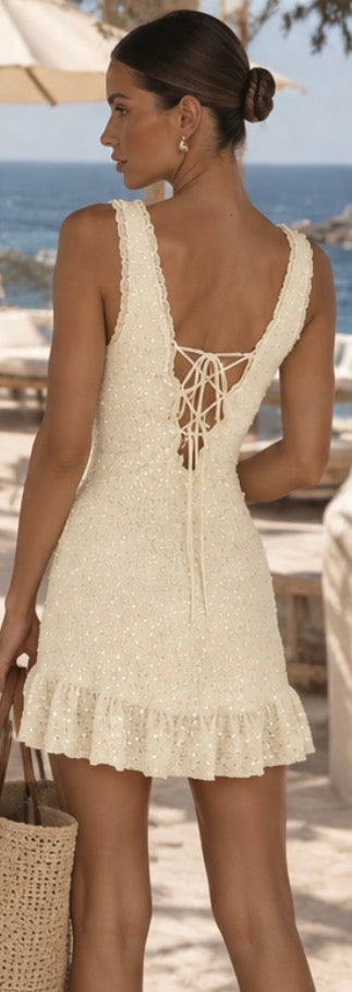 ‘Lucia’ butter dress