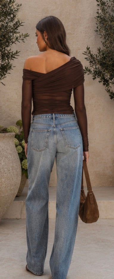 ‘Wynter’ brown top
