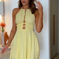 ‘Kendall’ dress in lemon