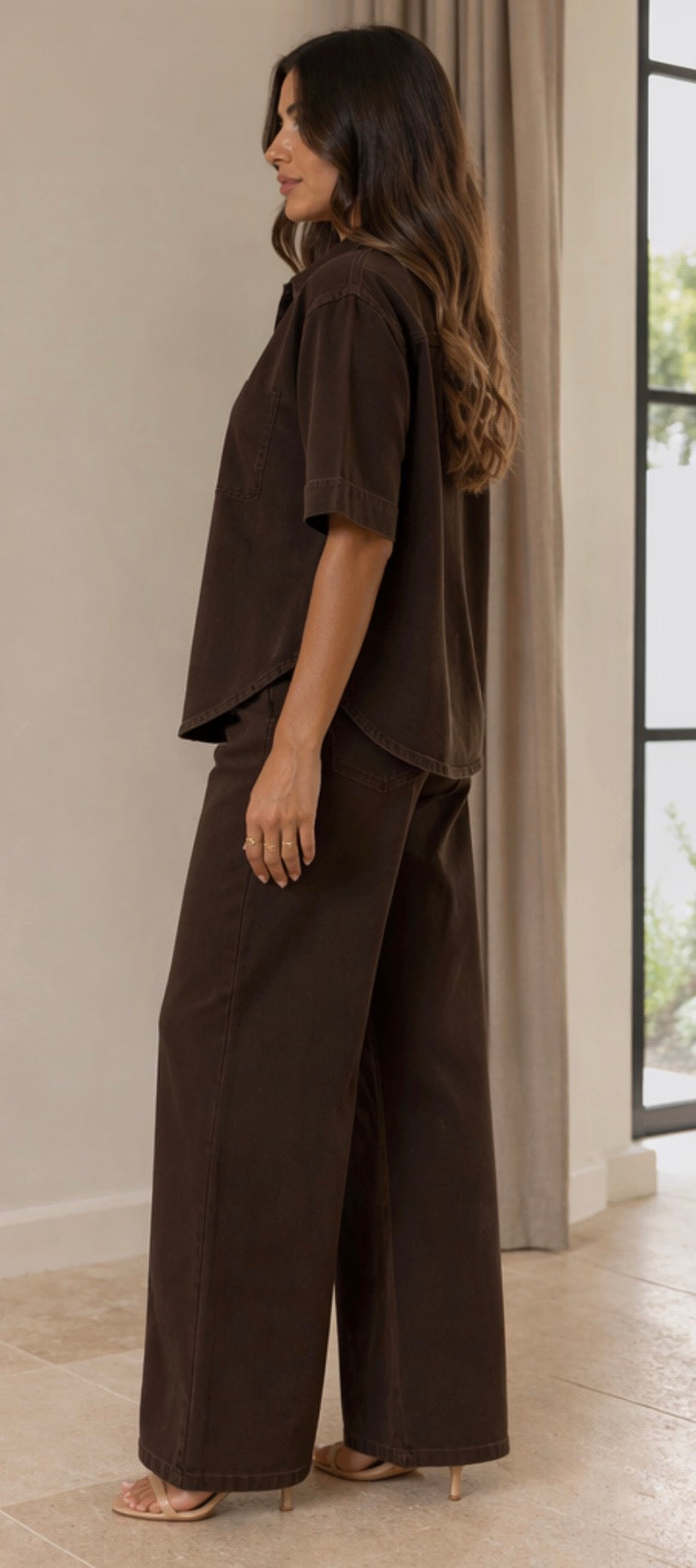 ‘Giana’ denim shirt