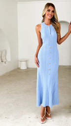 ‘Billy’ dress in blue