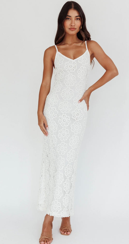 ‘Verity’ crochet dress