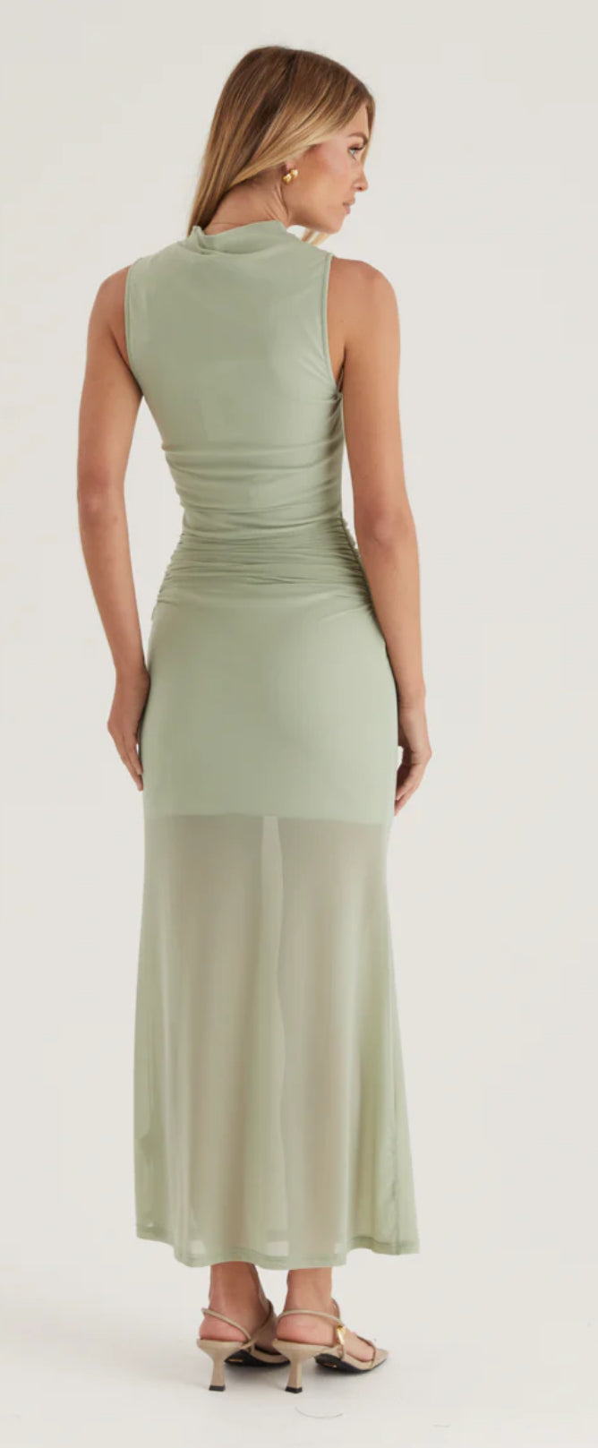‘Sadie’ sage dress