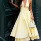 ‘Alessandra’ dress in butter