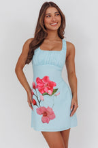 ‘Otis’ dress blue floral