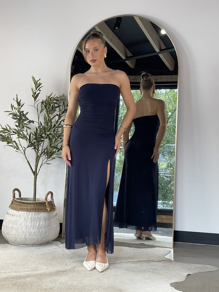 ‘Samba’ navy dress