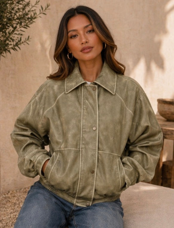 ‘Betty’ jacket in matcha