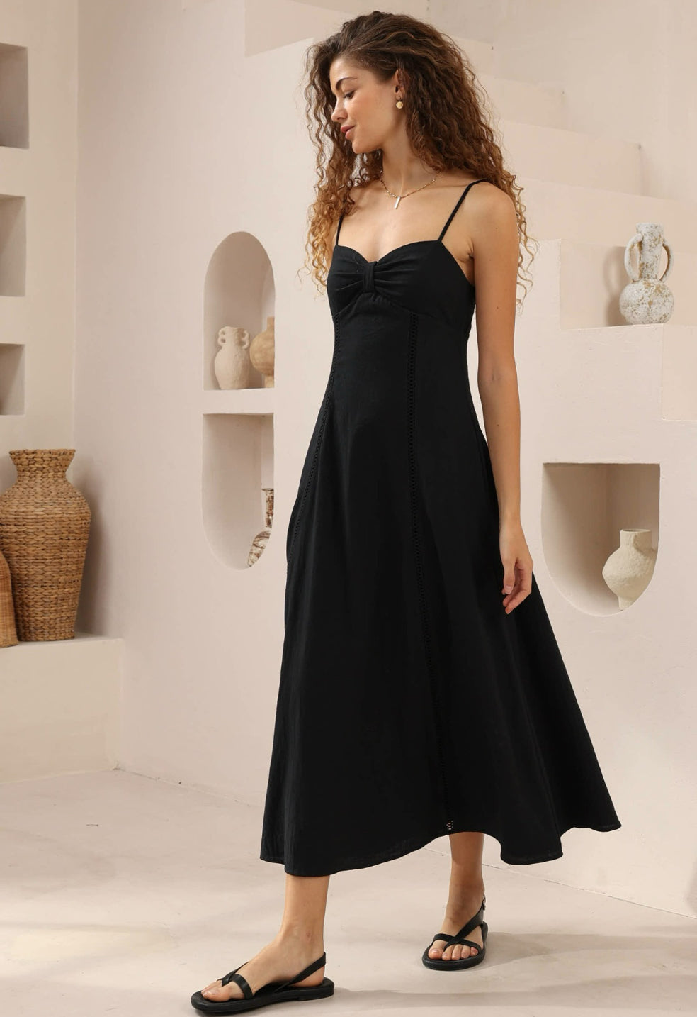 ‘Celeste’ black dress