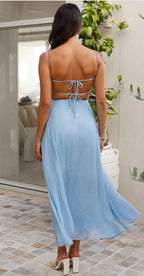 ‘Alicia’ dress sky blue