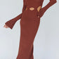 ‘Callie’ knit maxi dress
