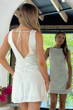 ‘Heidi’ cream dress