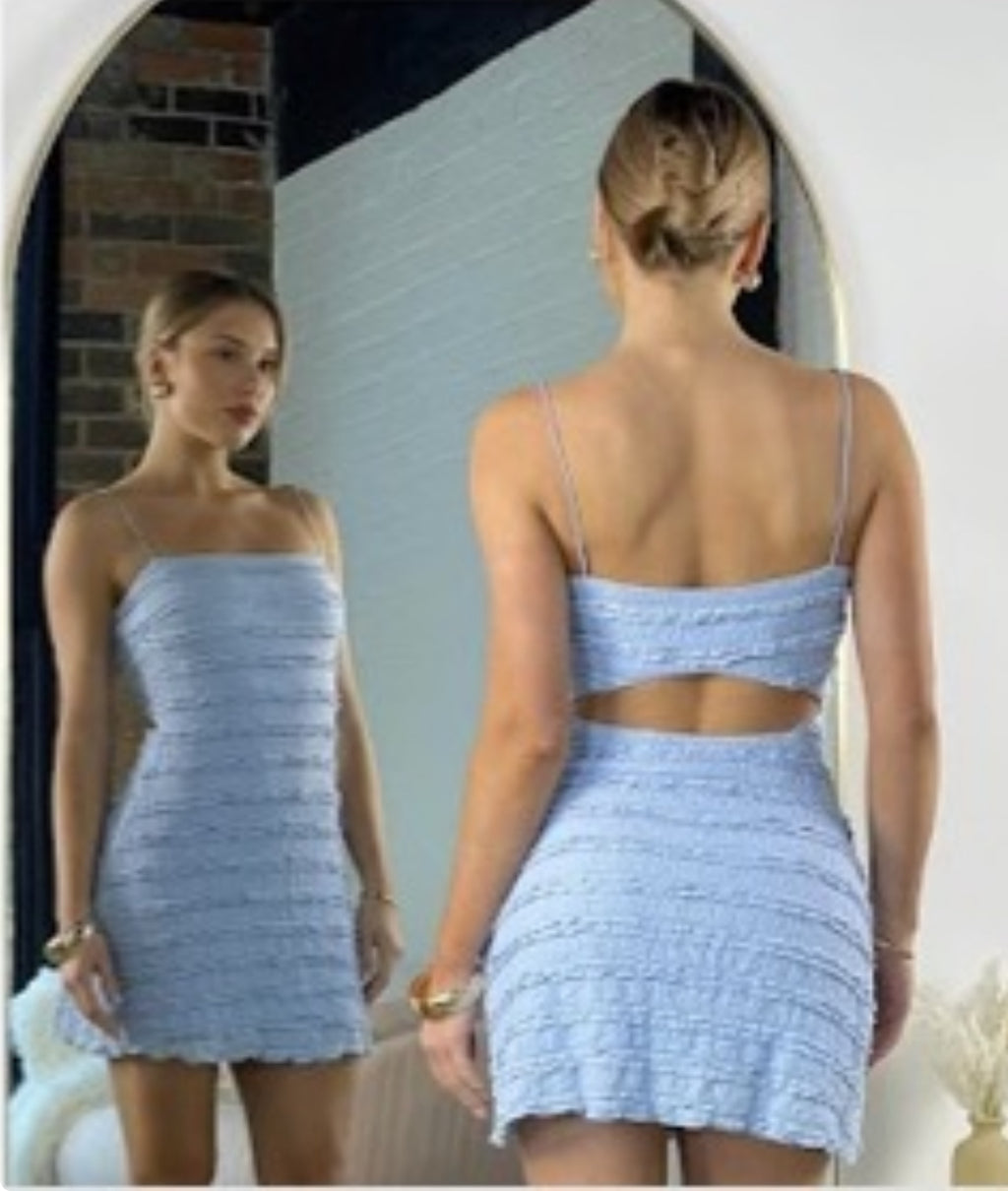 ‘Mya’ blue dress