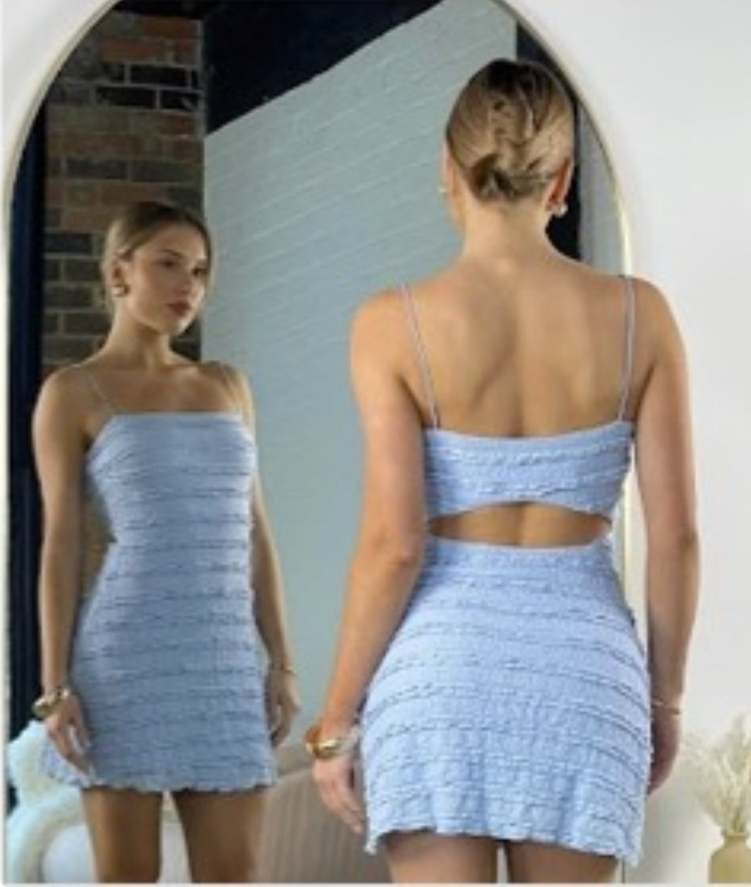 ‘Mya’ blue dress