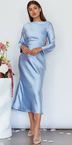 ‘Renee’ dress ice blue