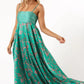 ‘Willow’ maxi green floral