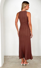 ‘Billy’ dress brown