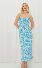 ‘Monica’ dress blue floral
