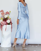 ‘Renee’ dress ice blue