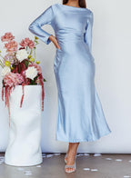 ‘Renee’ dress ice blue