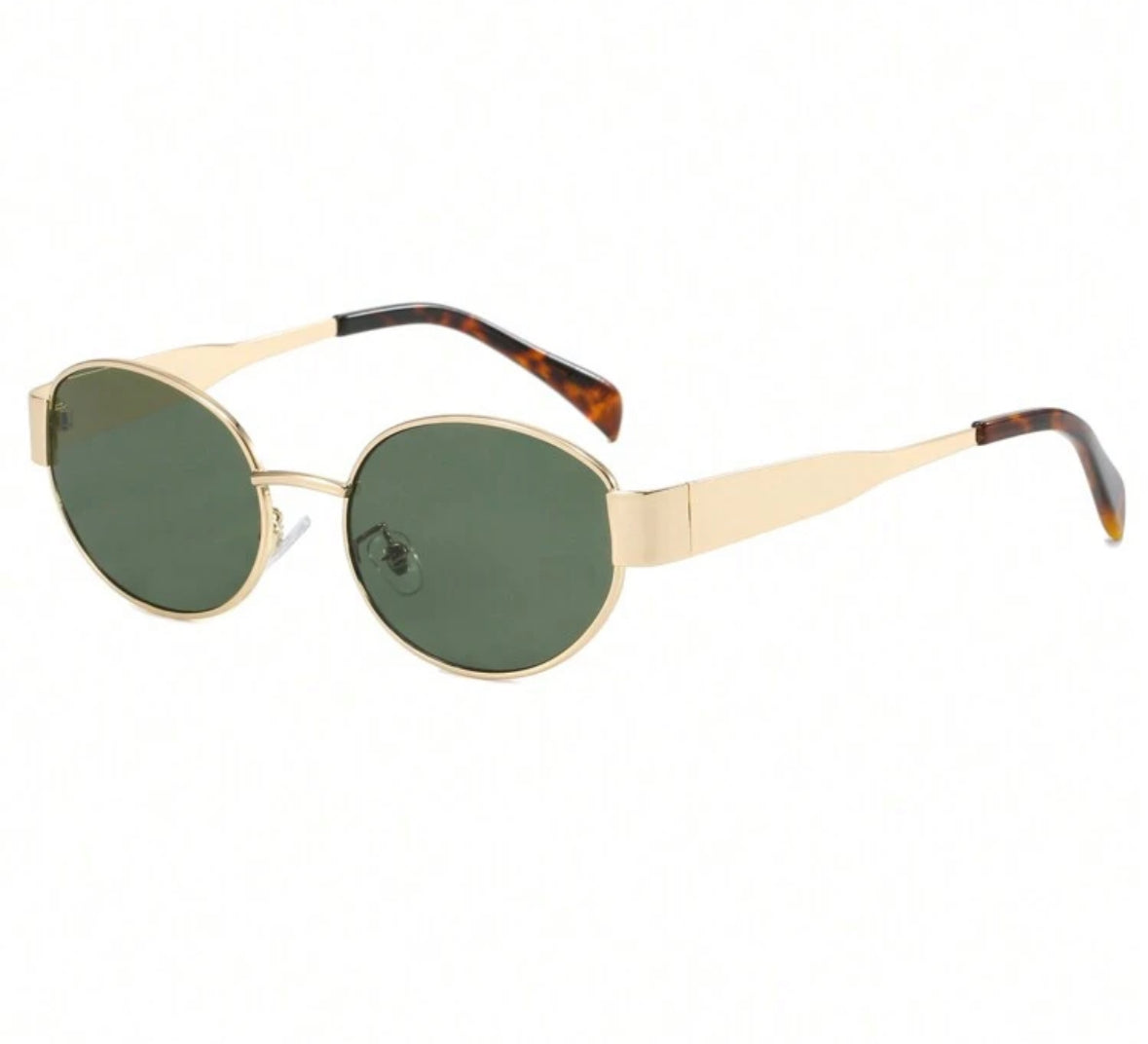 ‘Tyra’ gold sunglasses