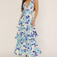‘Billie’ aqua floral dress