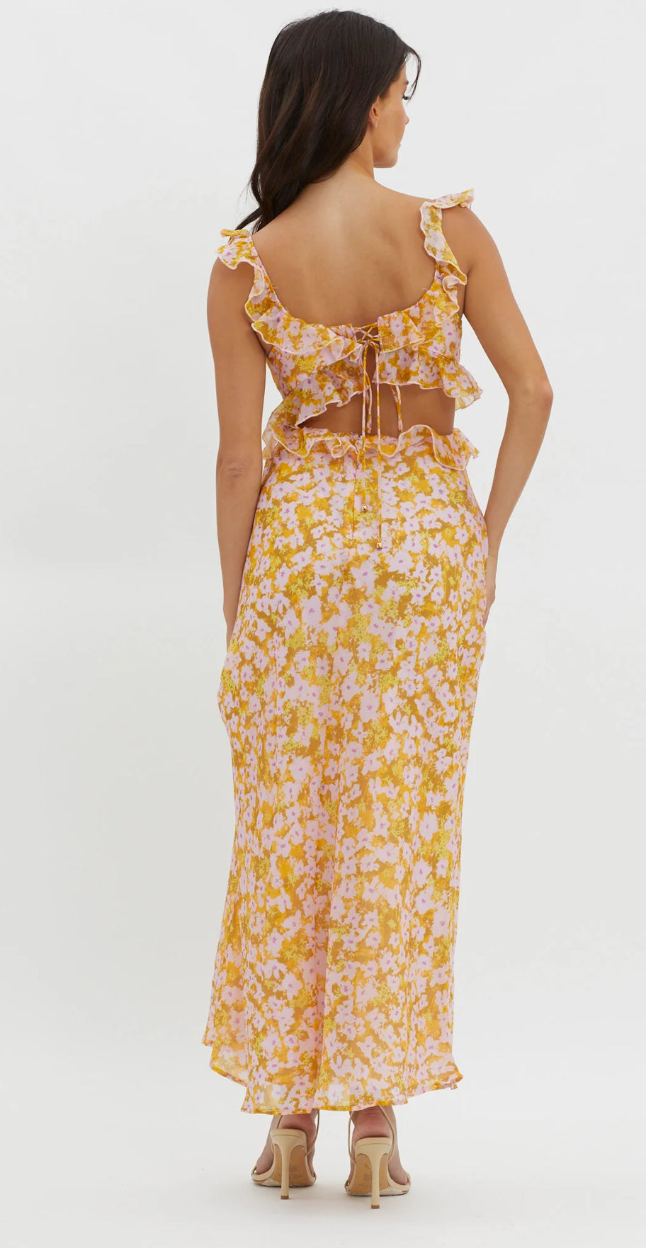 ‘Evie’ dress yellow