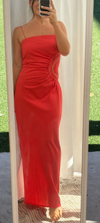 ‘Abigail’ dress coral
