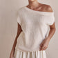 ‘Macy’ cream top