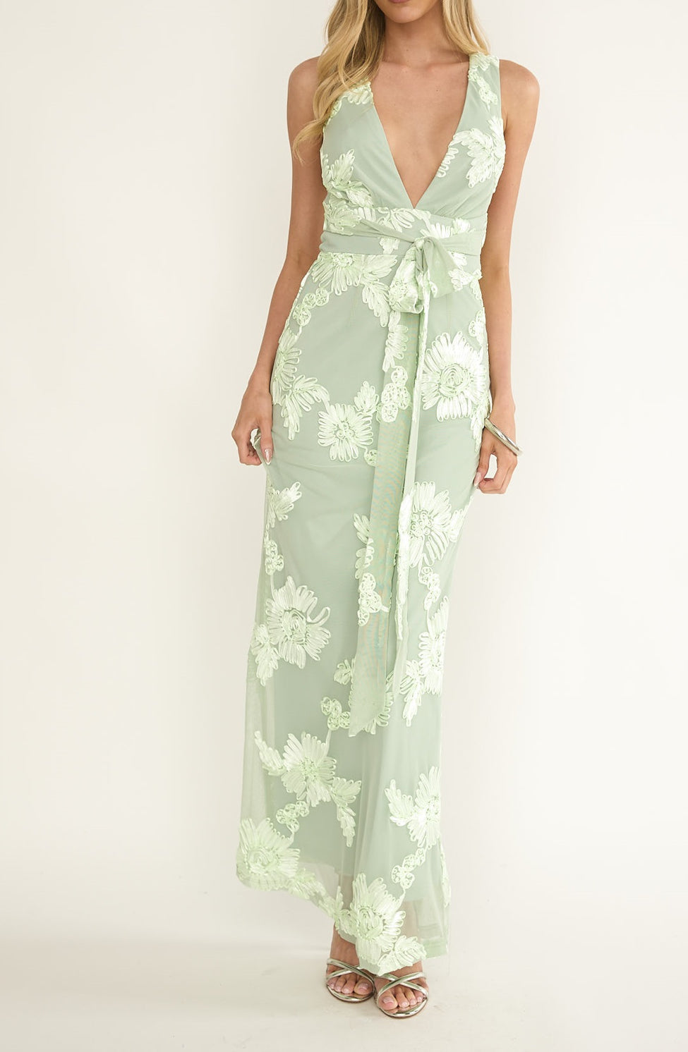 ‘Bobby’ dress sage