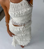 ‘Aaliyah’ set in cream