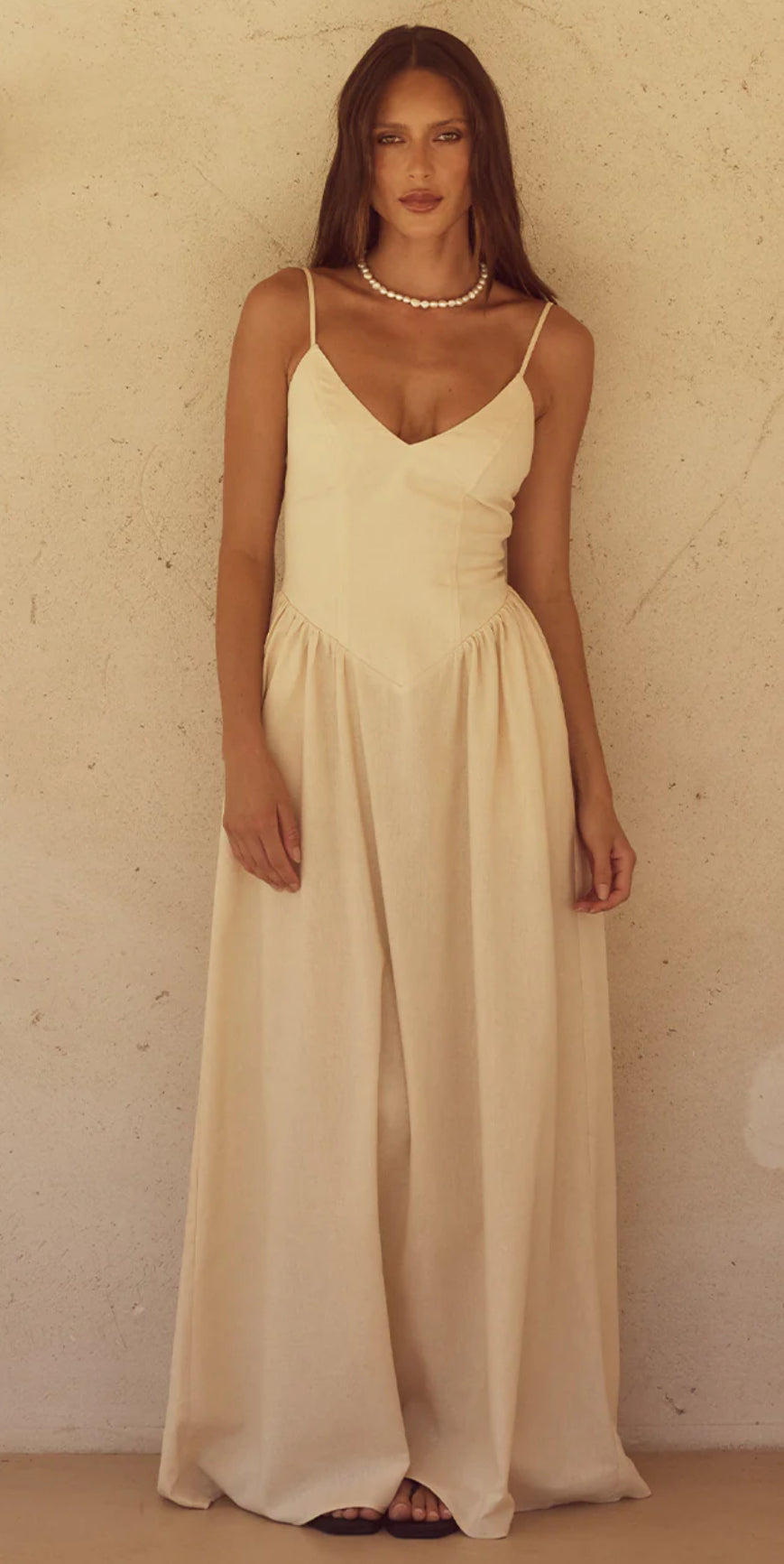 ‘Alexis’ dress natural