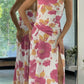 ‘Marissa’ pink floral dress