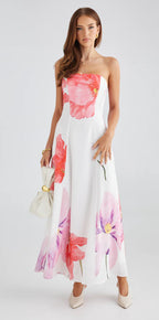 ‘Ivy’ pink floral dress