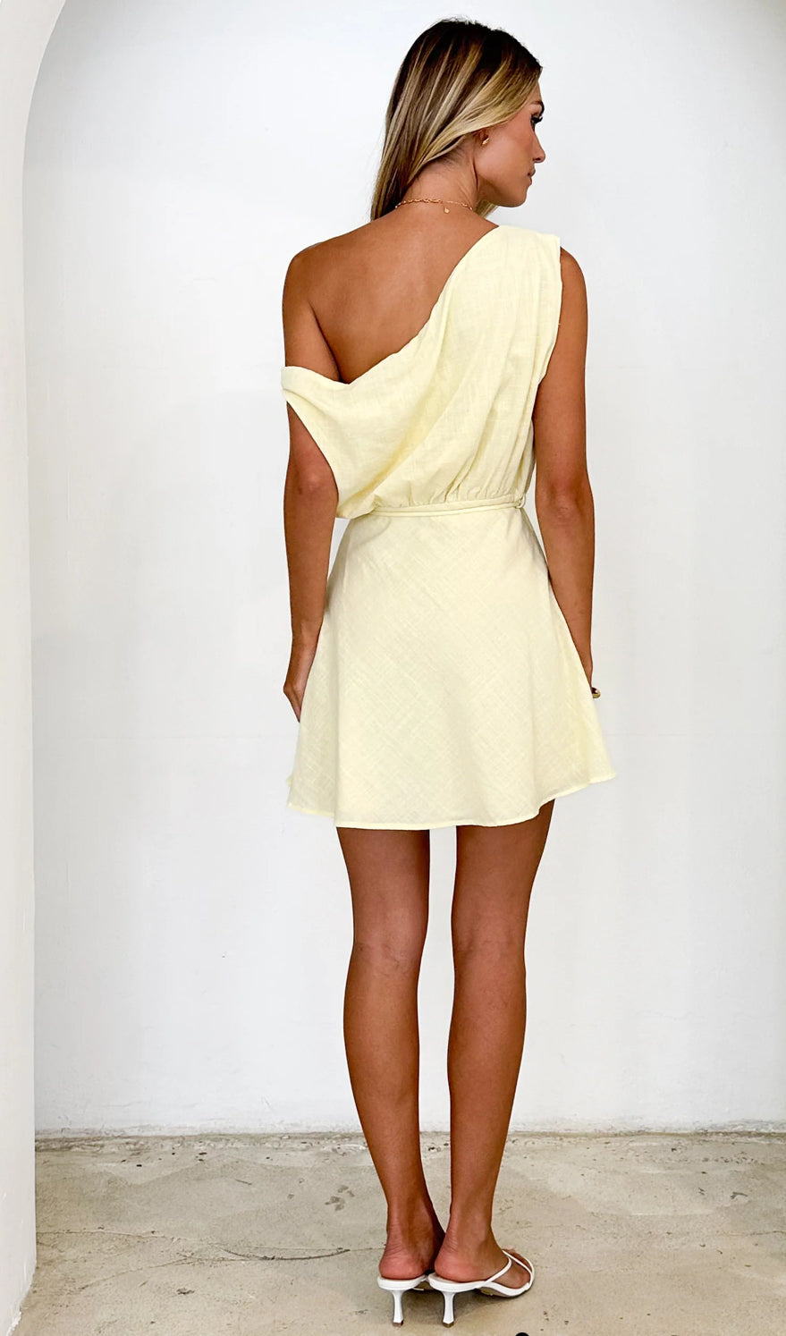 ‘Tina’ dress butter