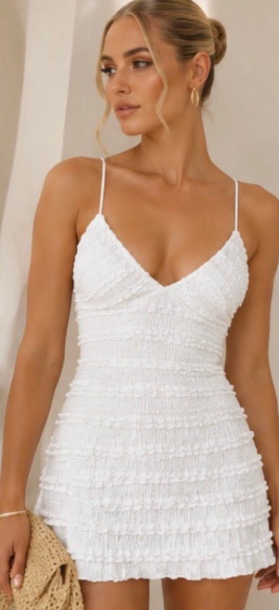 ‘Elena’ white dress