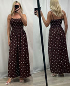 ‘Harvey’ brown dress