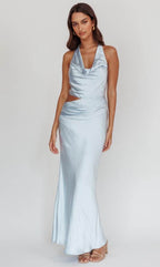 ‘Cindy’ dress in powder blue