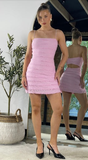 ‘Mya’ pink dress