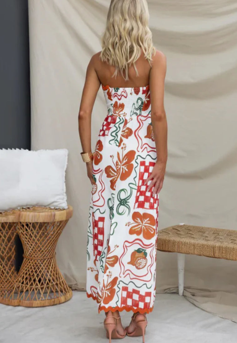 ‘Callista’ midi dress