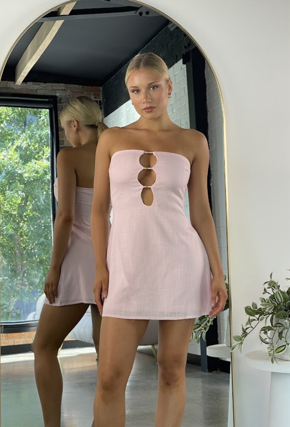 ‘Alexa’ pink dress