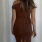 ‘Kenny’ dress chocolate