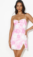 ‘Maxine’ mini dress pink