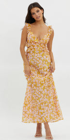 ‘Evie’ dress yellow