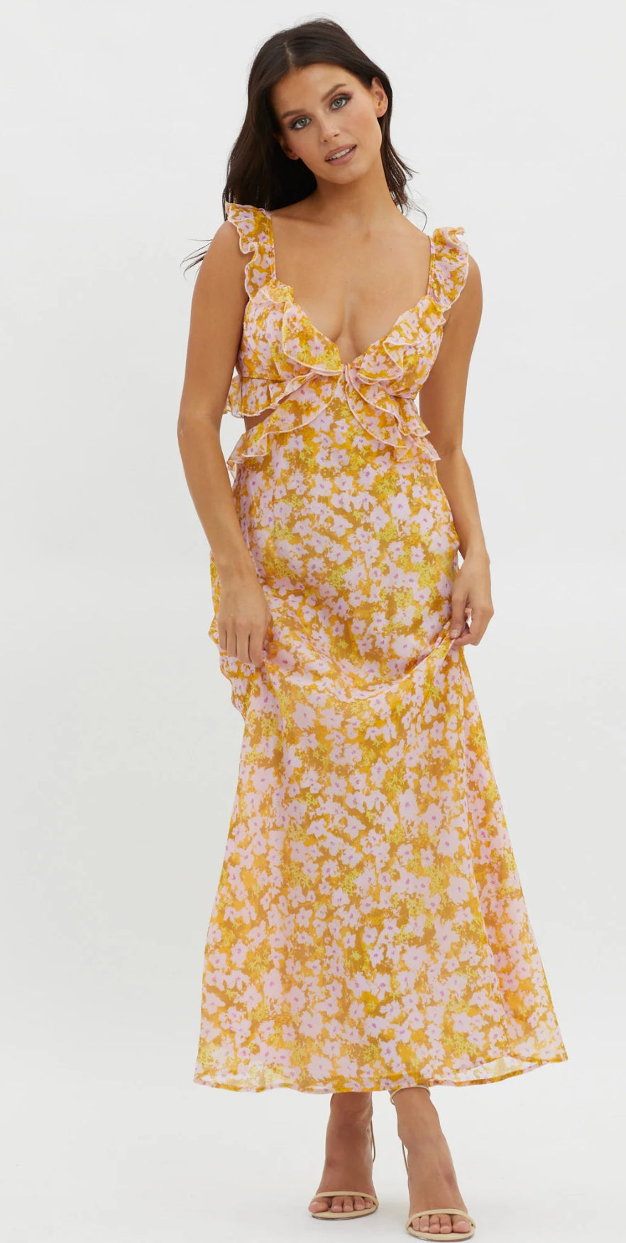 ‘Evie’ dress yellow