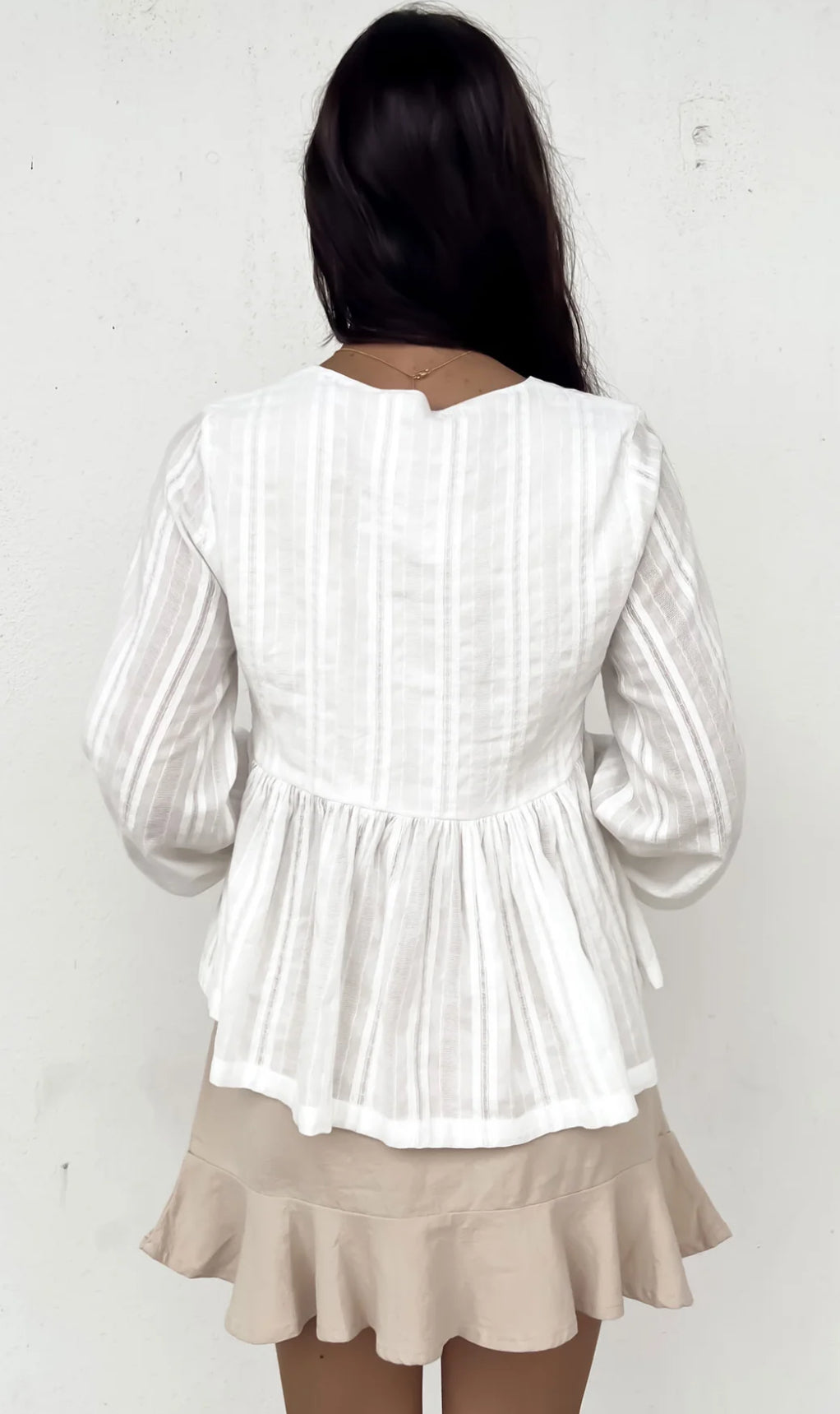 ‘Stellino’ top white